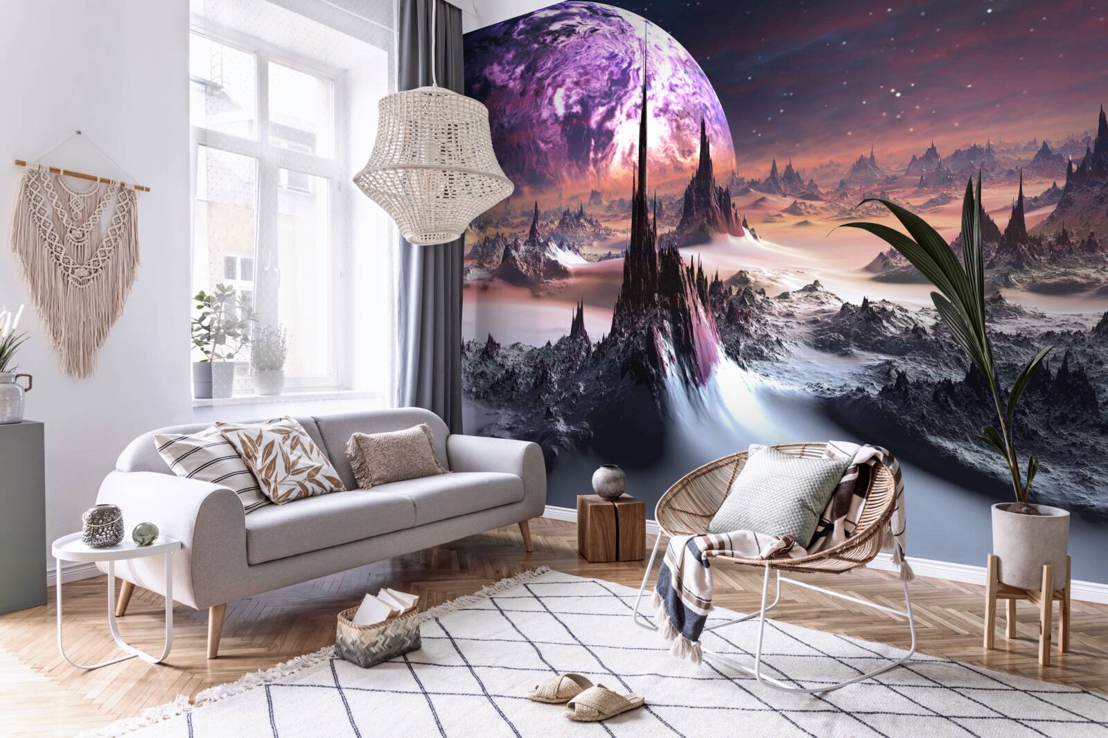Fototapeten Raumlandschaft und Universum