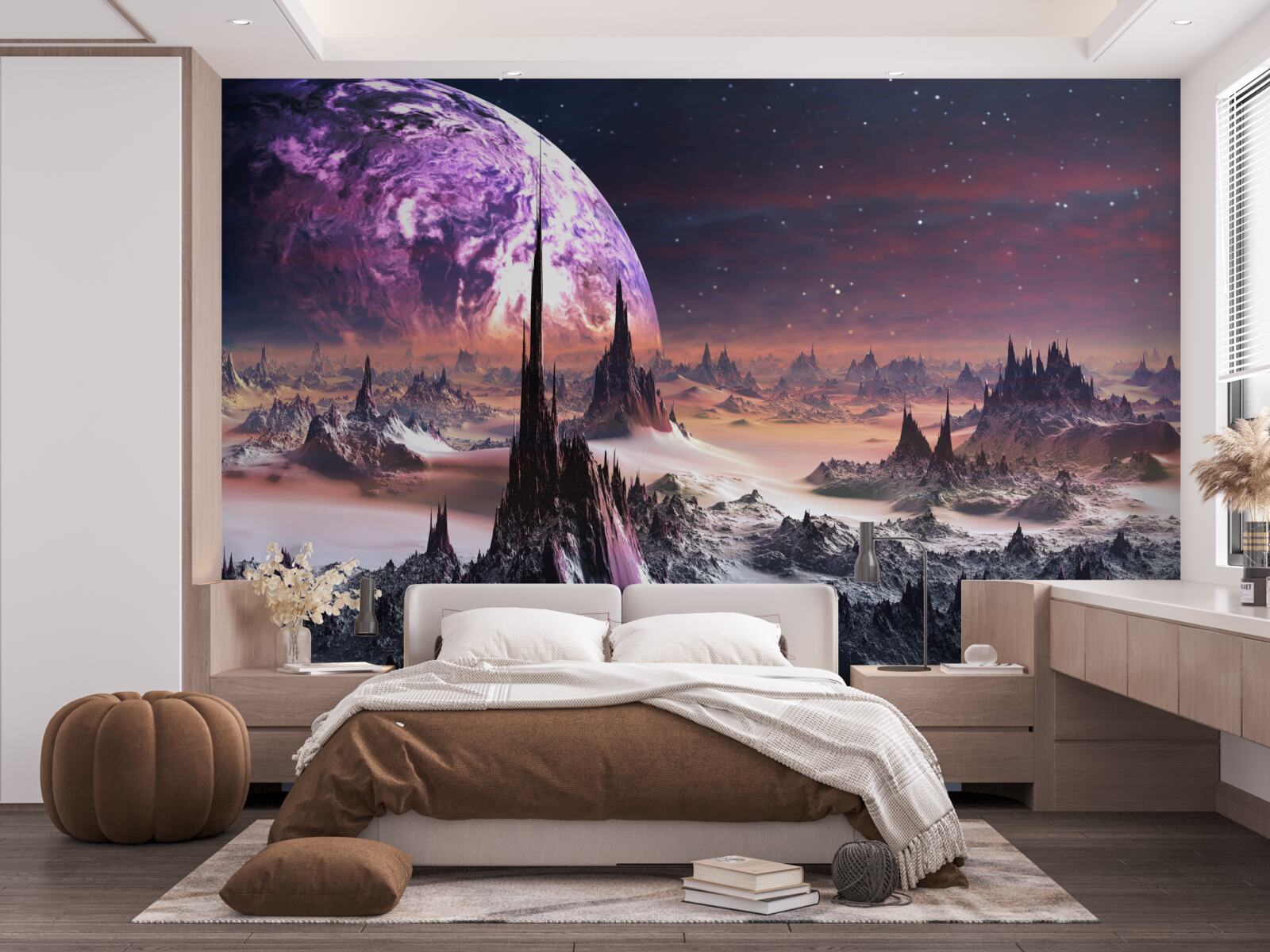 Fototapeten Raumlandschaft und Universum