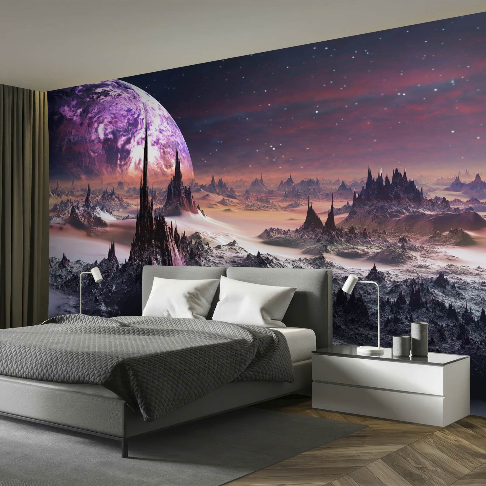 Fototapeten Raumlandschaft und Universum