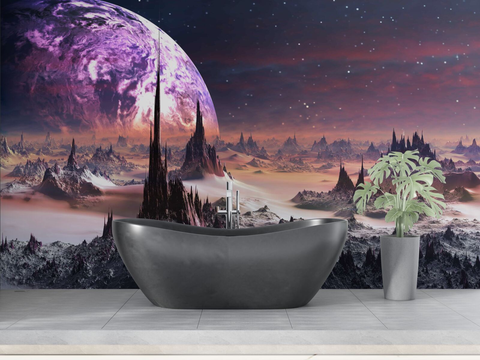 Fototapeten Raumlandschaft und Universum
