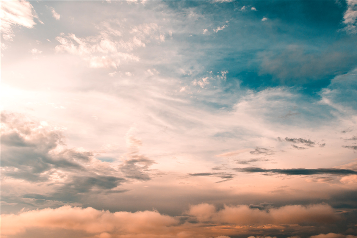 Fototapeten Himmel im Morgengrauen