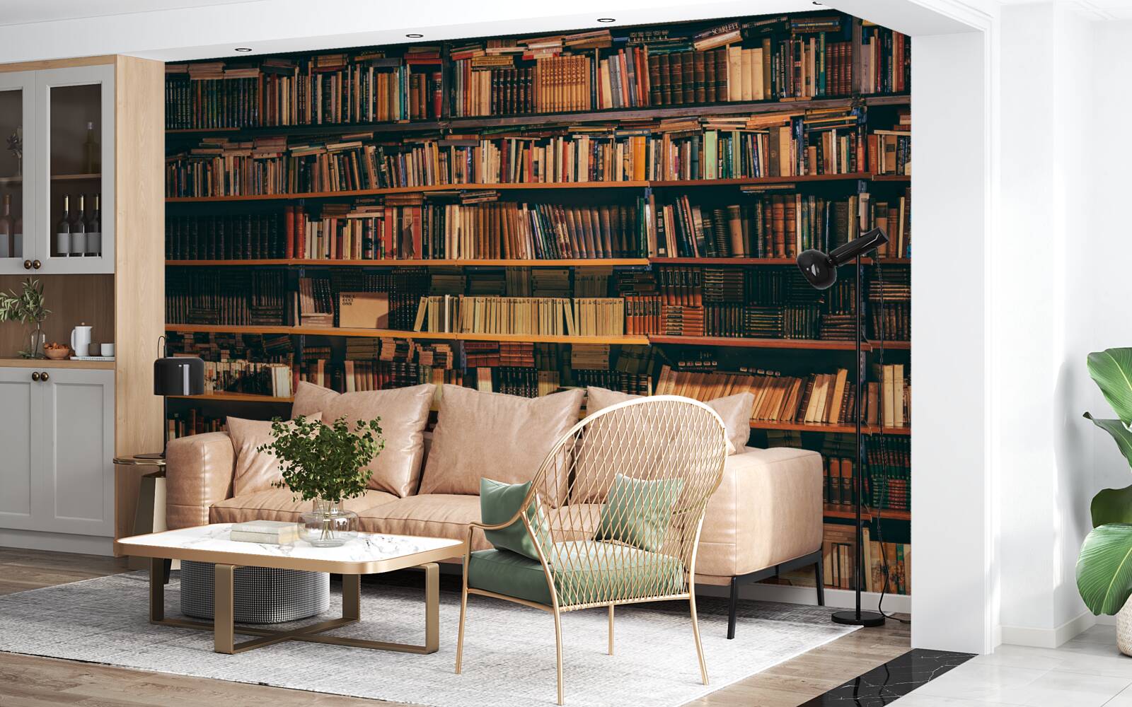 Fototapeten Altes Haus der Bücher
