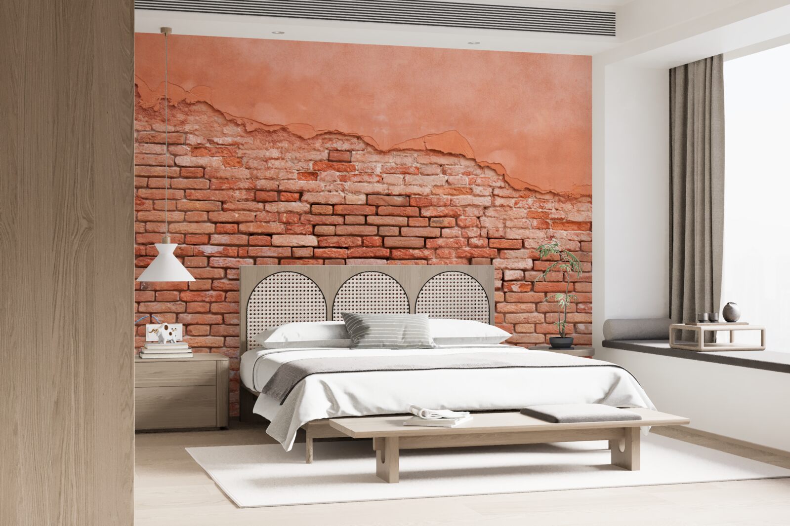 Fototapeten Burfin -geläutete Wand