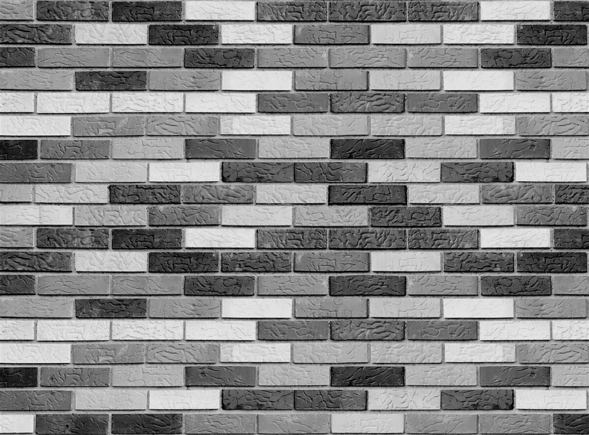 Fototapeten Mauer in Schwarz und Weiß