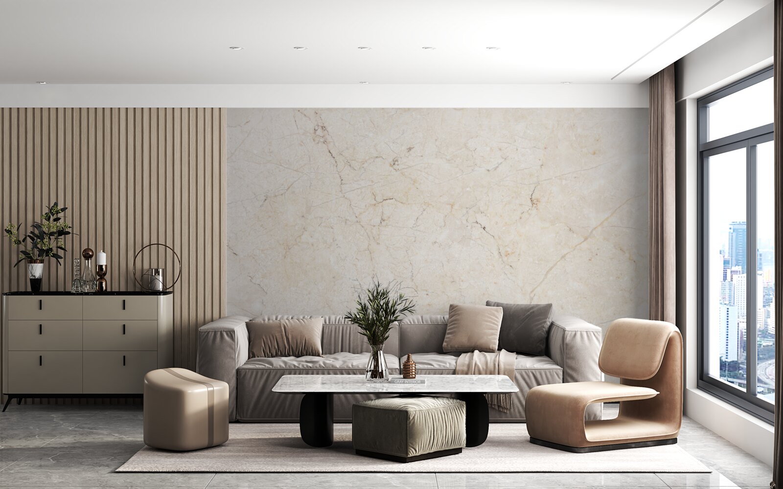Fototapeten Beige Marmorhintergrund