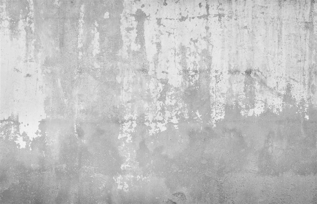 Fototapeten Außerhalb des Hauses befindet sich eine graue Wand