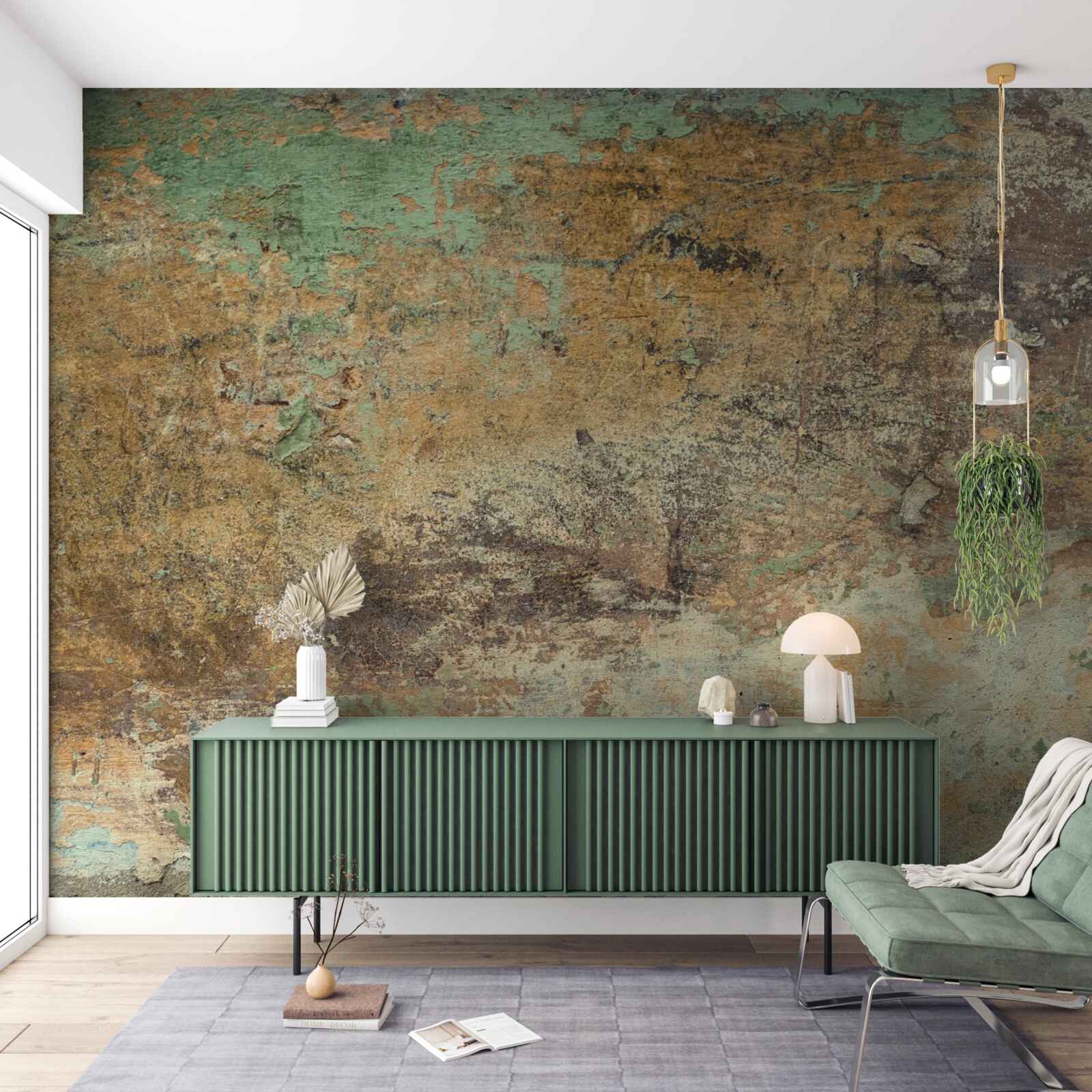 Fototapeten Die Struktur der verschmutzten Wand