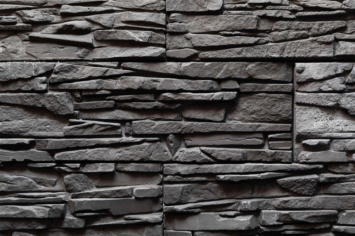Fototapeten Längsstein mit einem dunkelgrauen Farbton