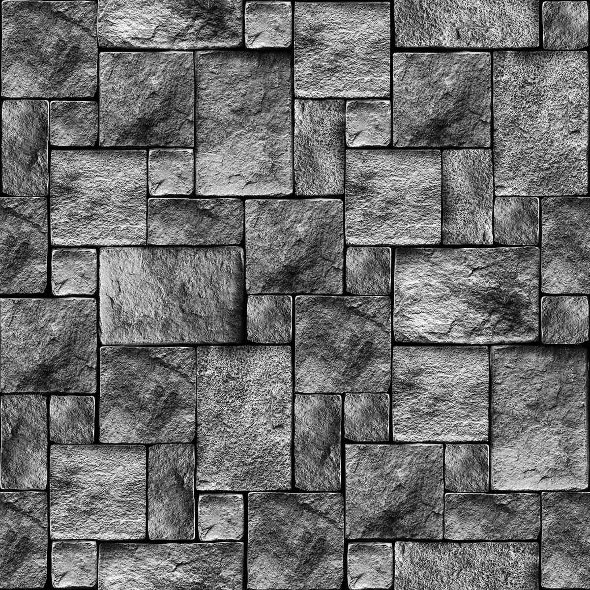 Fototapeten grauer Stein als Teil der Wand