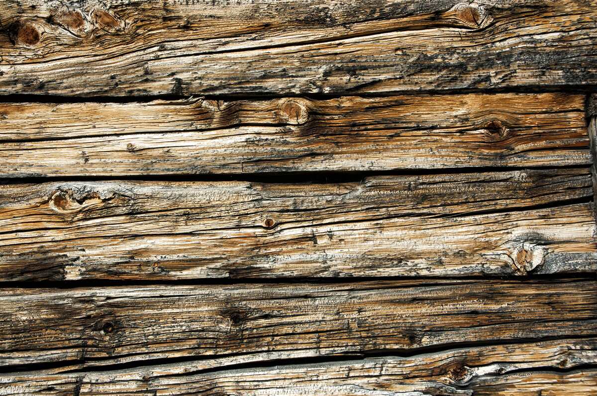 Fototapeten Authentisches Holzbrett im Retro -Stil