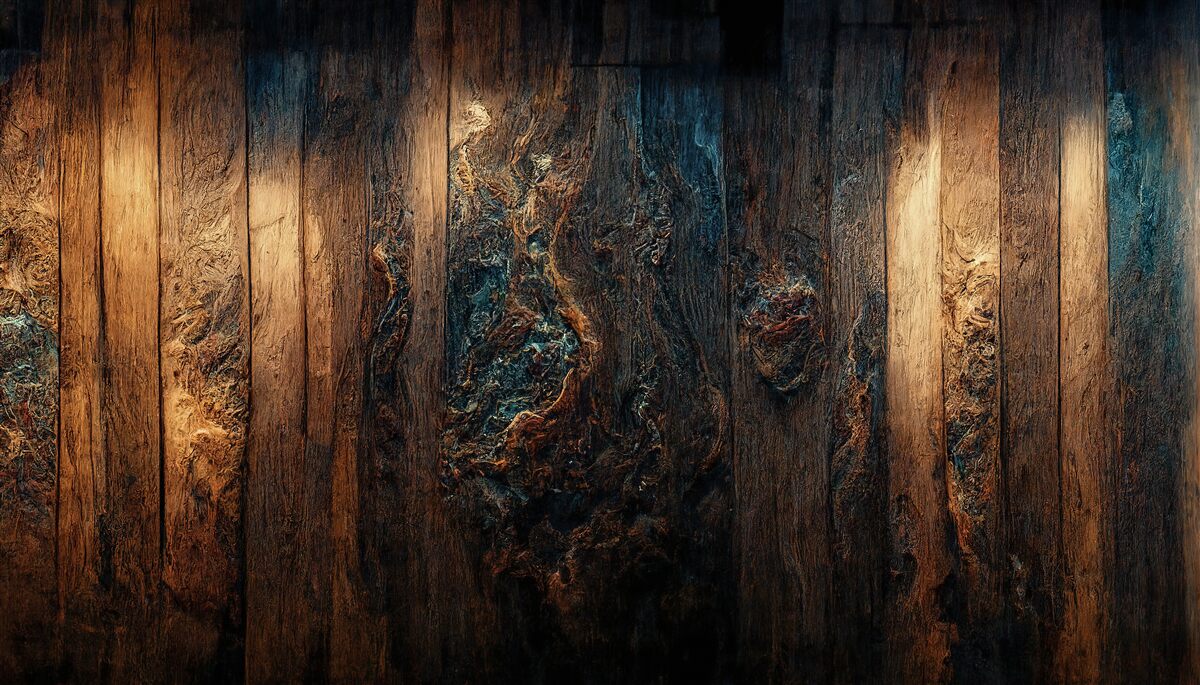 Fototapeten Hintergrund aus altem, dunklem Holz