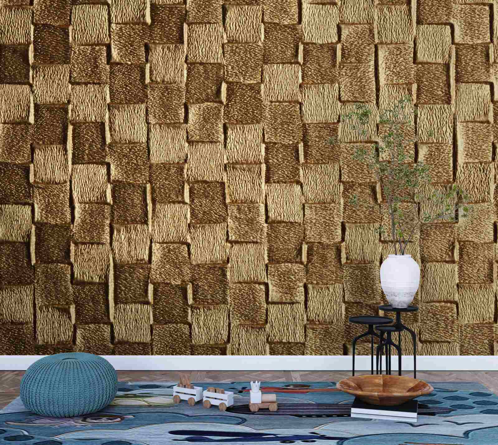 Fototapeten Brown Square Motiv