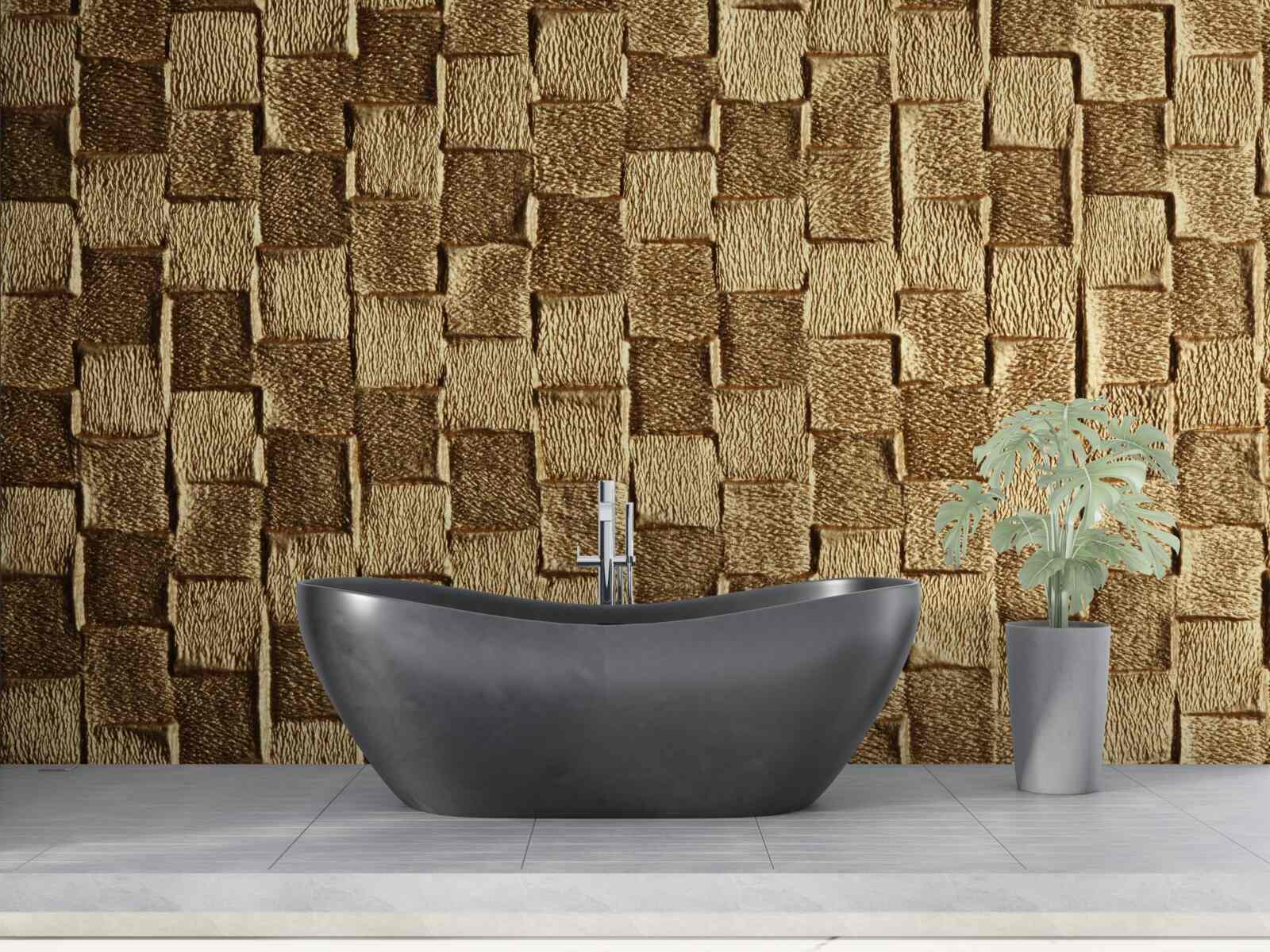 Fototapeten Brown Square Motiv