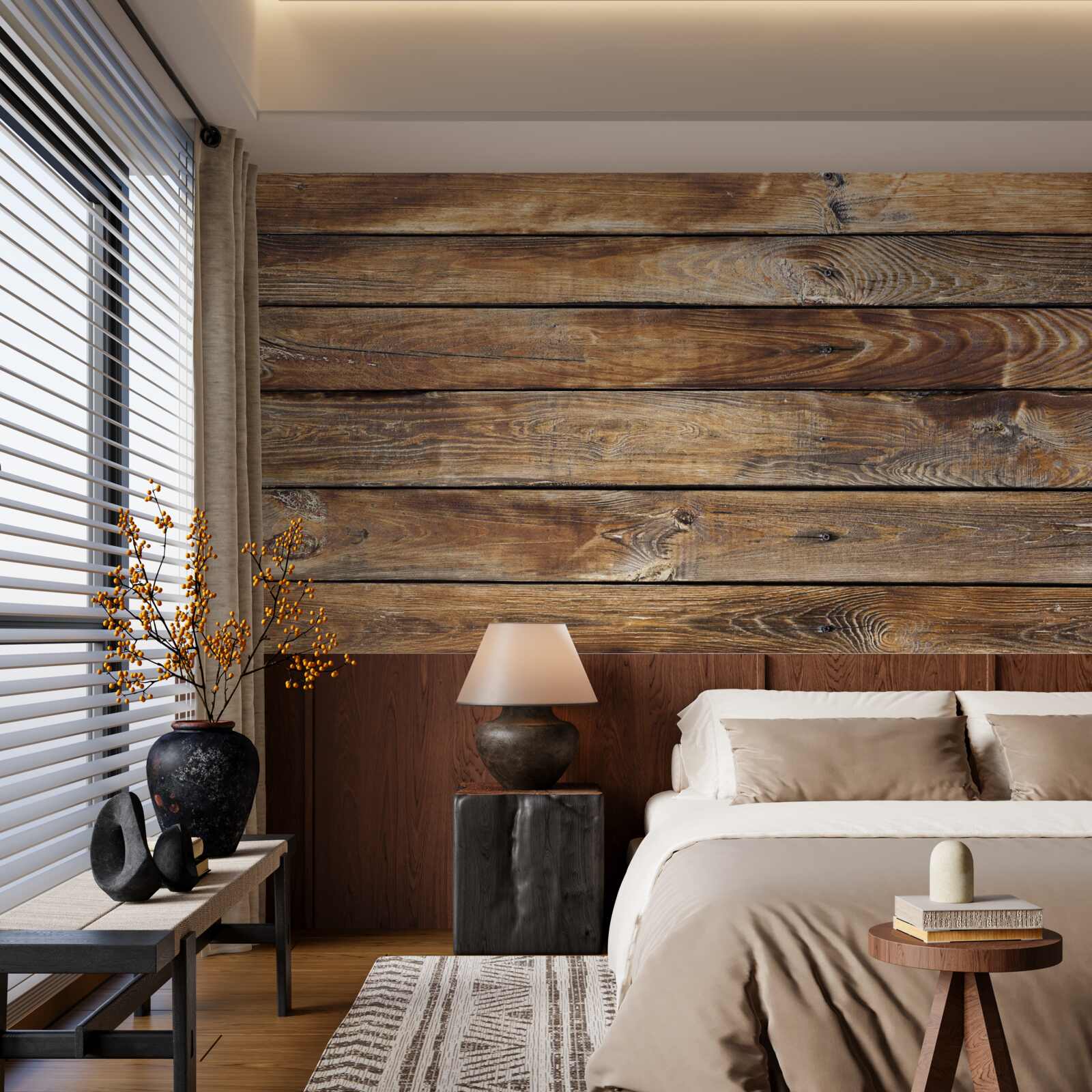 Fototapeten Hintergrund, antik und aus Holz hergestellt