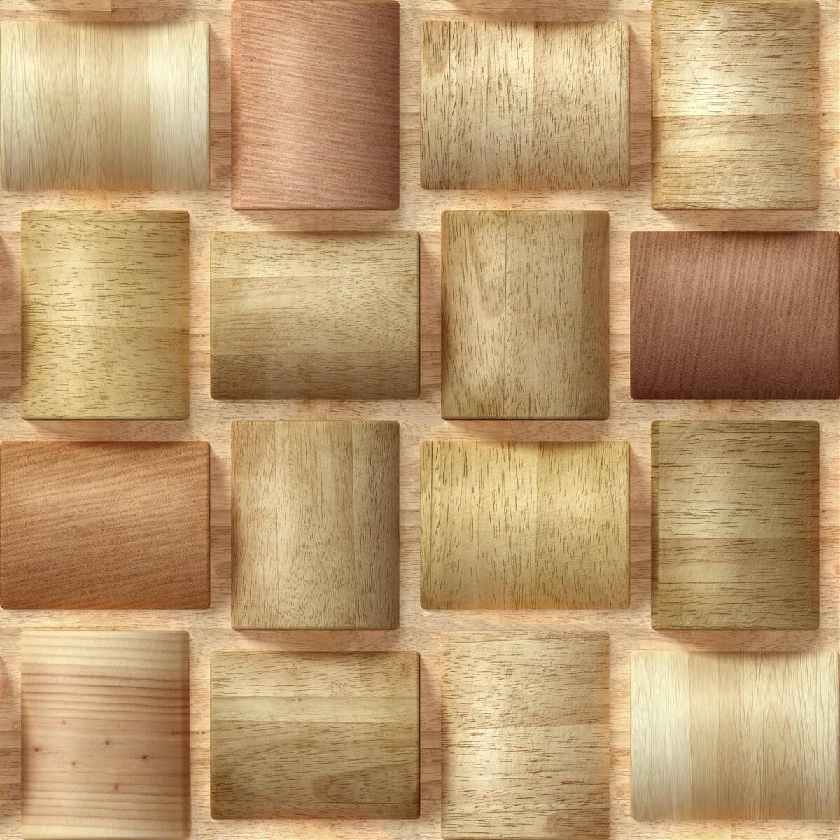 Fototapeten mehrfarbige Holzwürfel