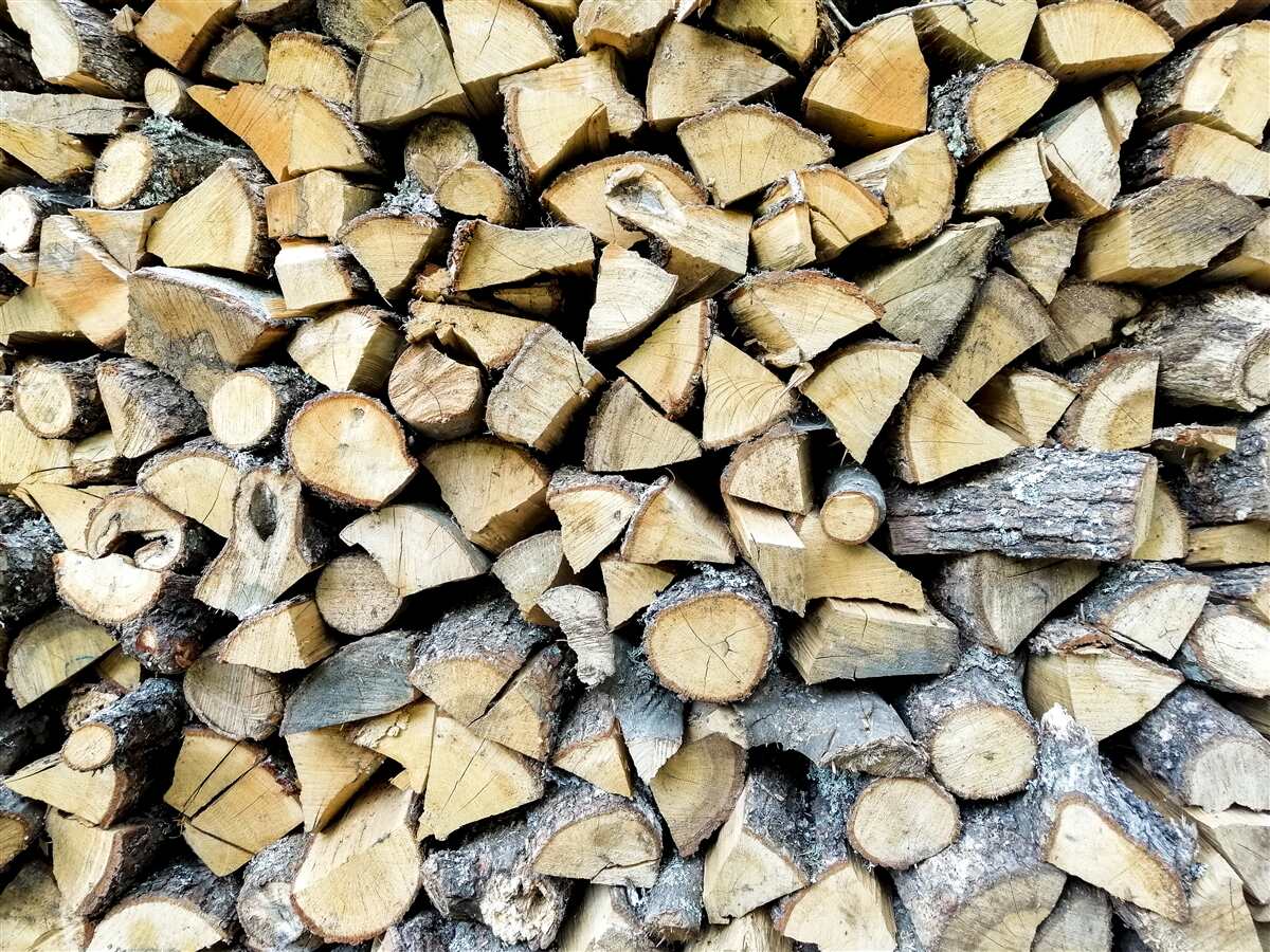 Fototapeten Holzblöcke verschwenden