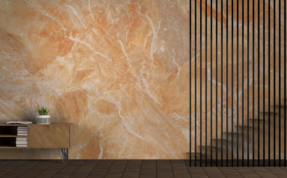 Fototapeten Onyx -Hintergrund in Orangenschatten