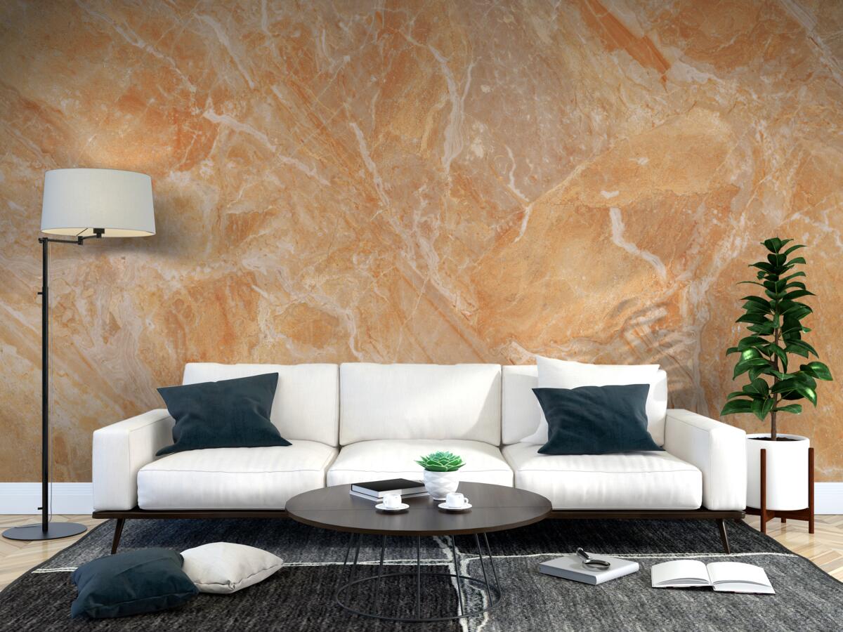 Fototapeten Onyx -Hintergrund in Orangenschatten