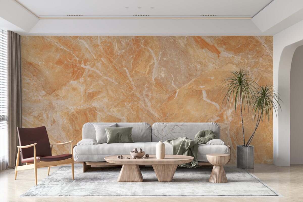 Fototapeten Onyx -Hintergrund in Orangenschatten