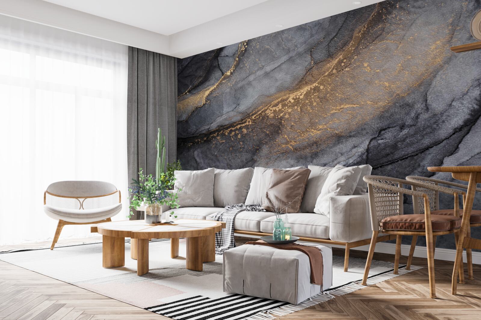 Fototapeten Exklusives abstraktes Marmor