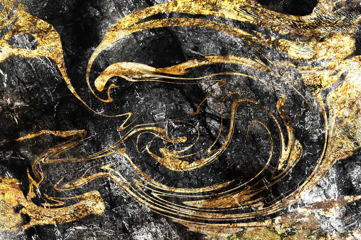 Fototapeten Schwarz Gold Marmor Textur von ausgezeichneter Qualität