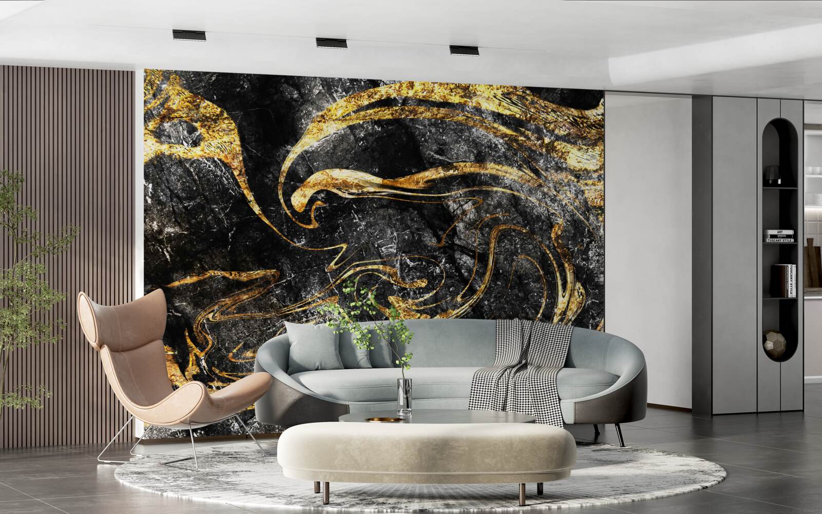Fototapeten Schwarz Gold Marmor Textur von ausgezeichneter Qualität