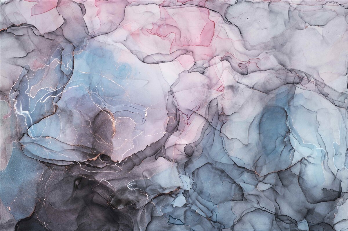 Fototapeten Abstrakter Marmor in Rosa und Blau