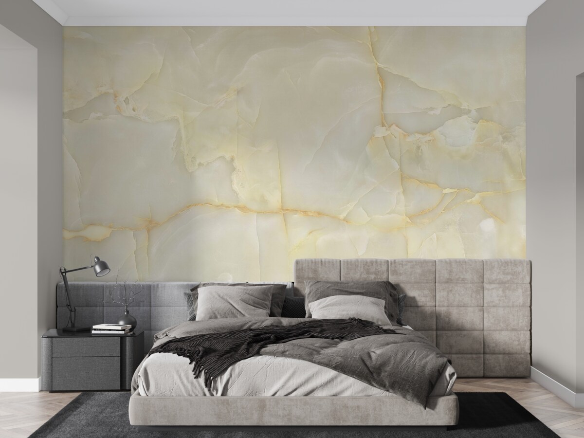 Fototapeten Beige Porzellanfliesen in Beige
