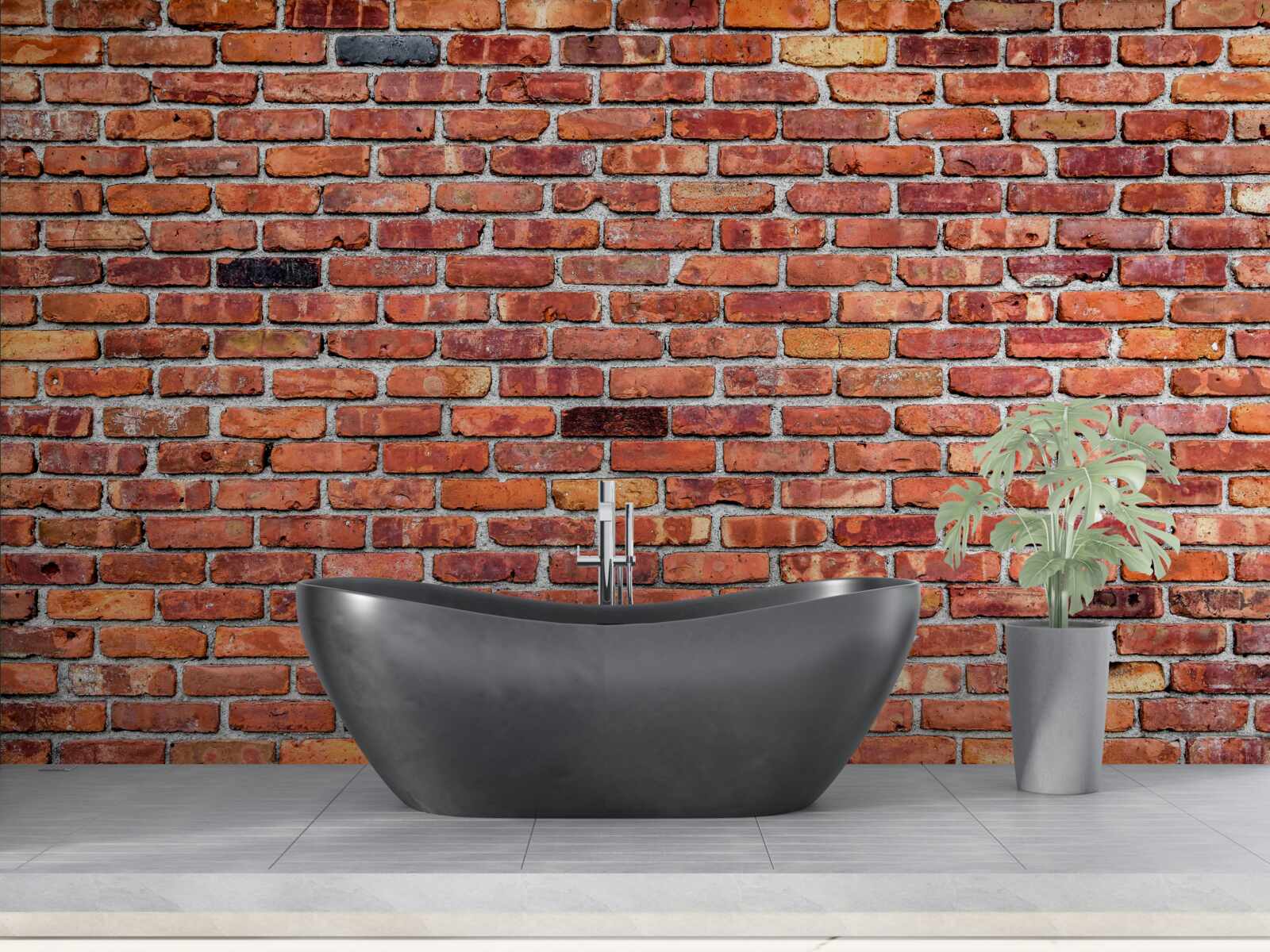 Fototapeten Eine Wand aus alten Ziegeln