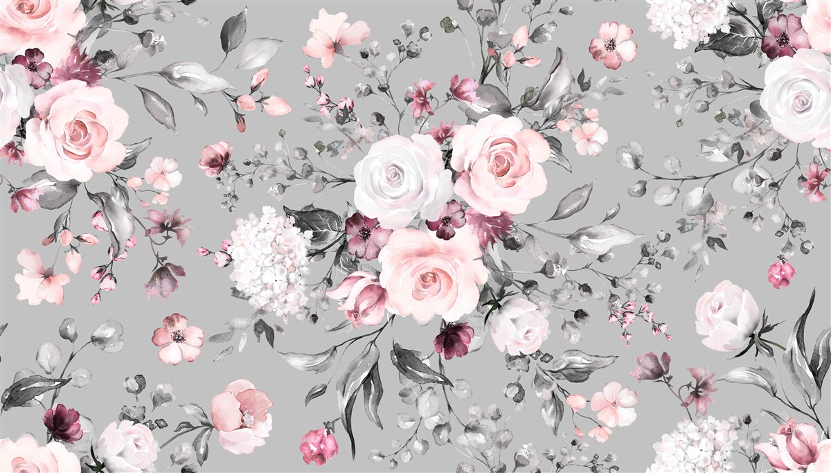 Fototapeten Helle Rosen auf einem matten Hintergrund