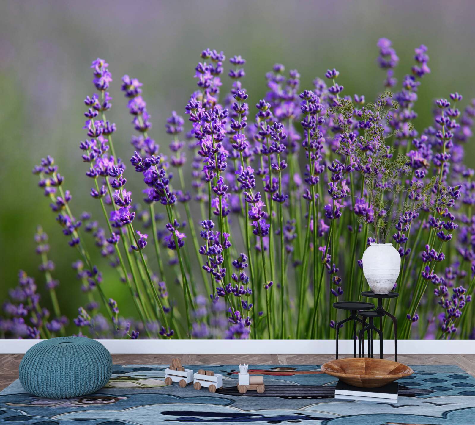 Fototapeten Lavendel-lila Farbe