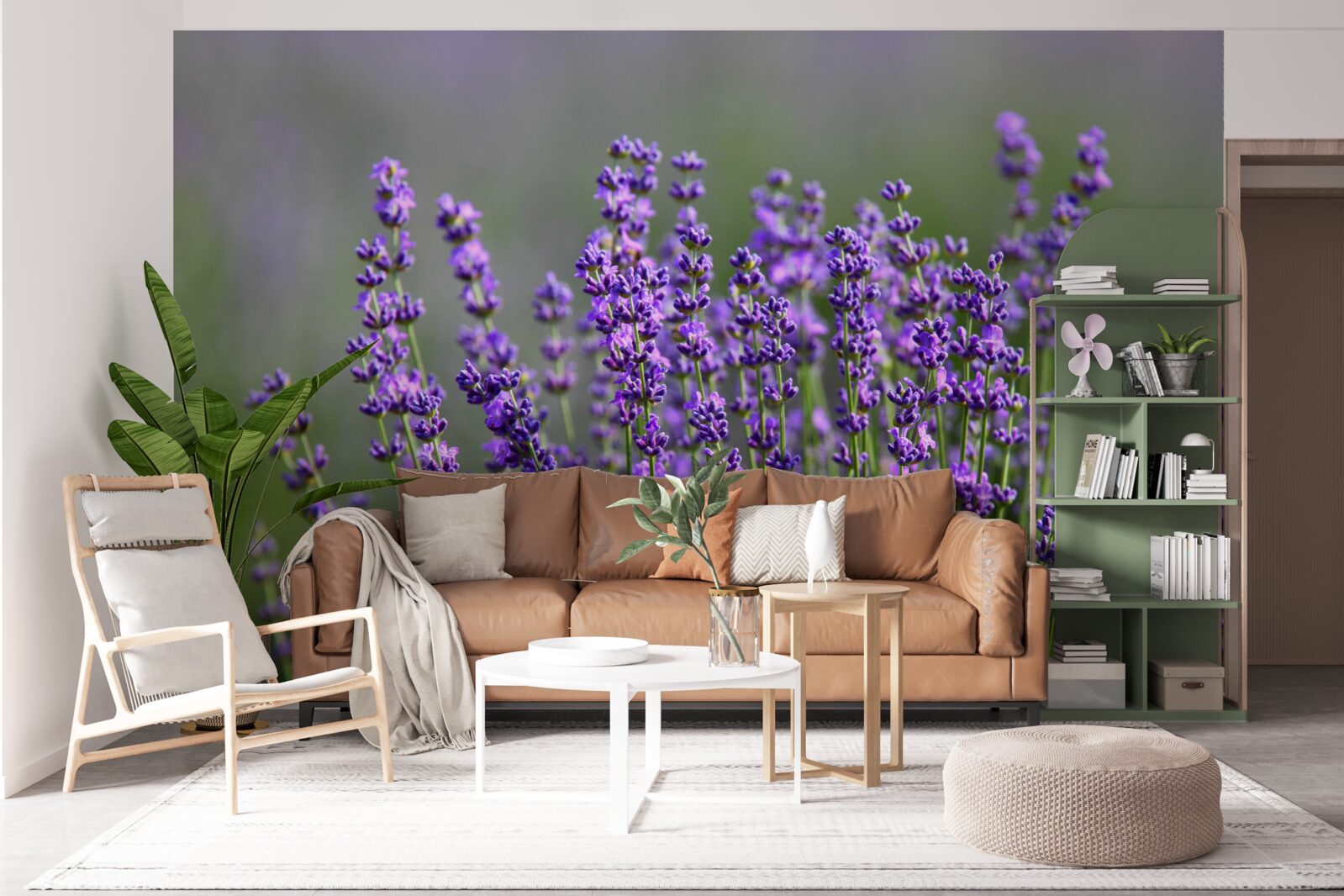 Fototapeten Lavendel-lila Farbe