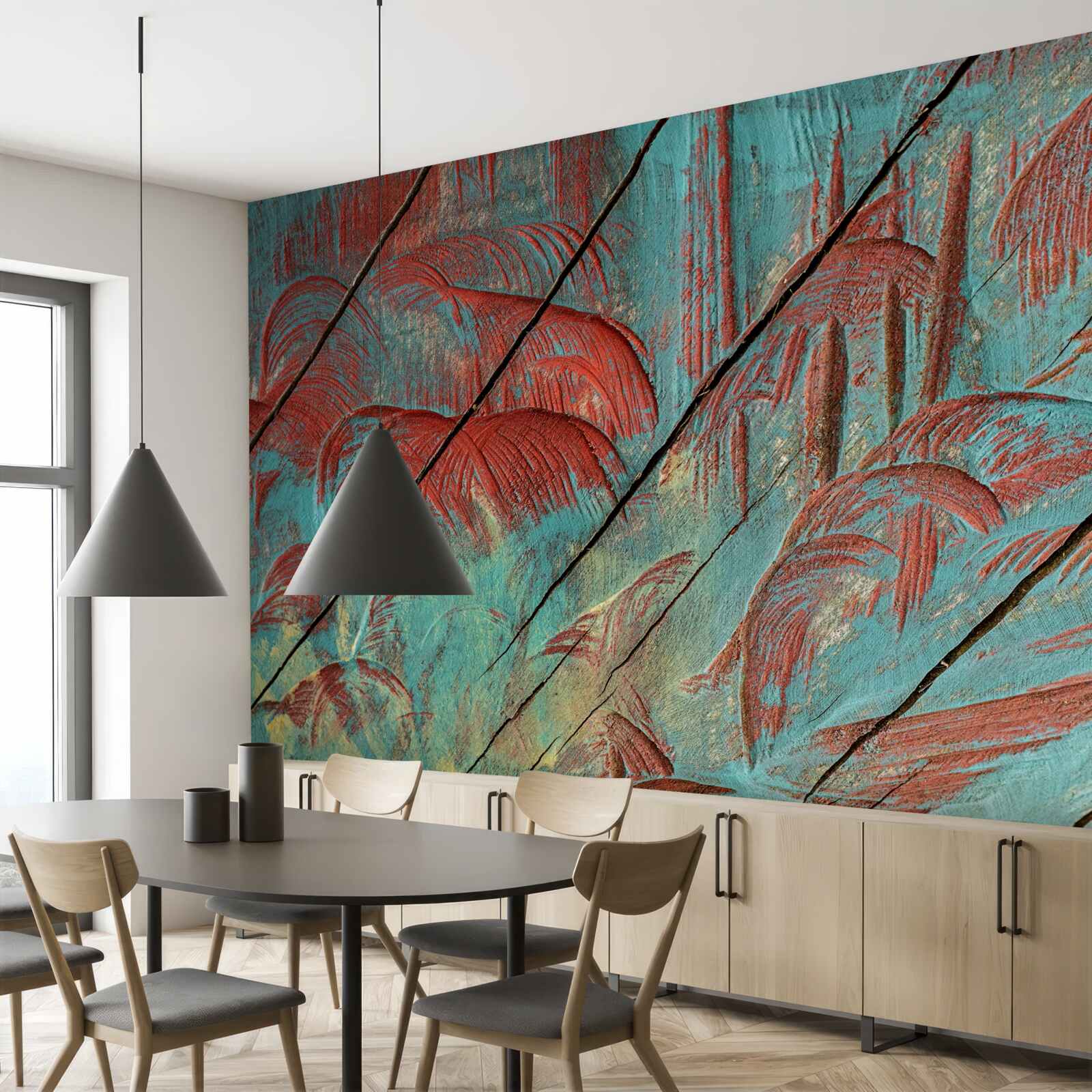 Fototapeten Abstrakter Vinylhintergrund