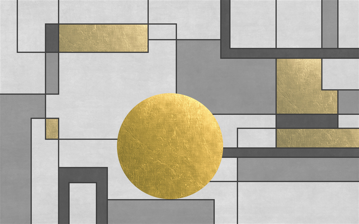 Fototapeten Golden Globe vor Ort