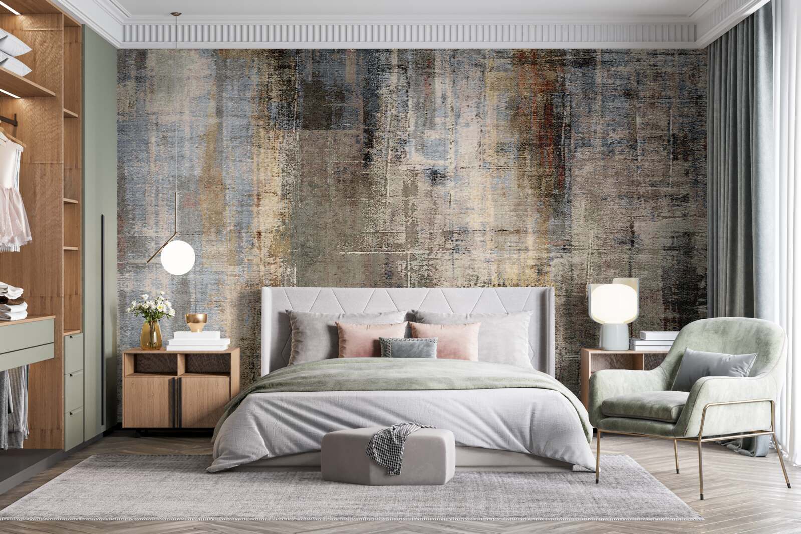 Fototapeten Indisches Teppichdesign
