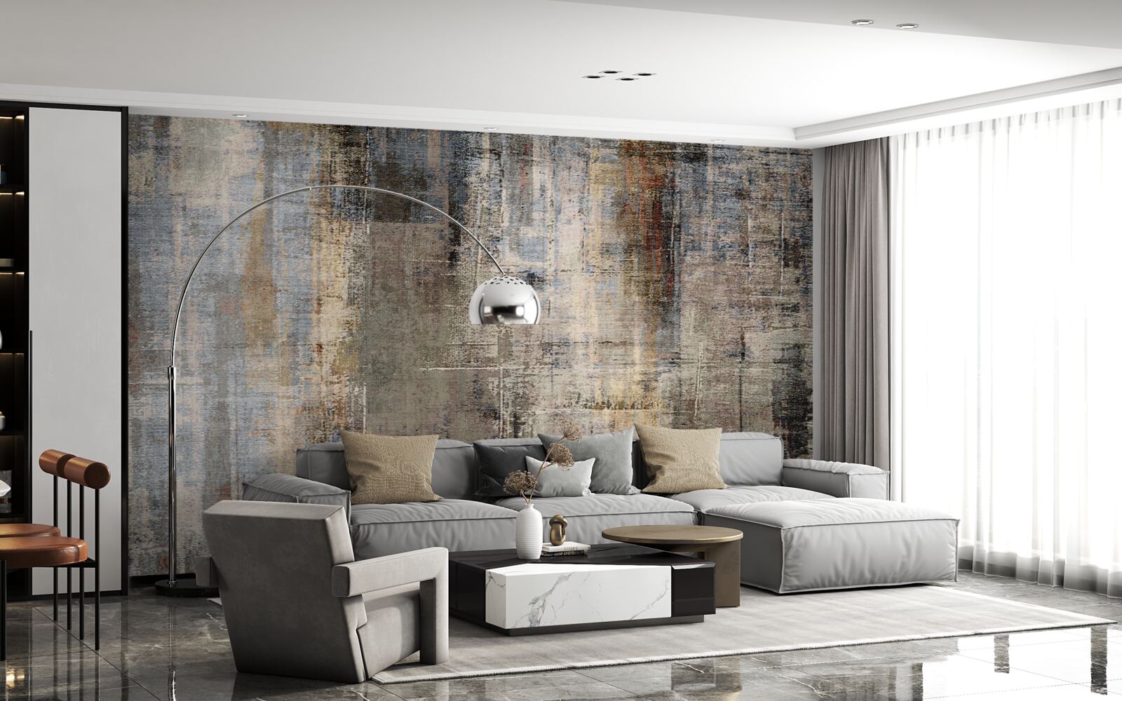 Fototapeten Indisches Teppichdesign