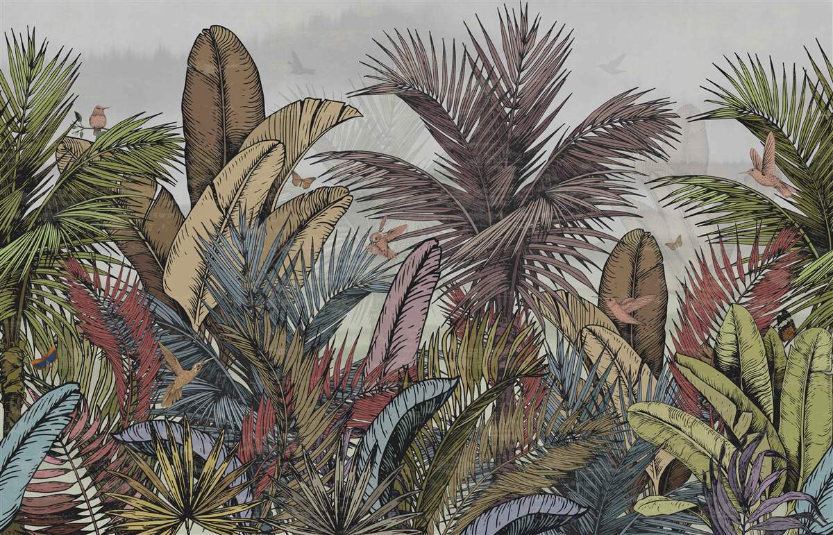 Fototapeten Exotische tropische Flora