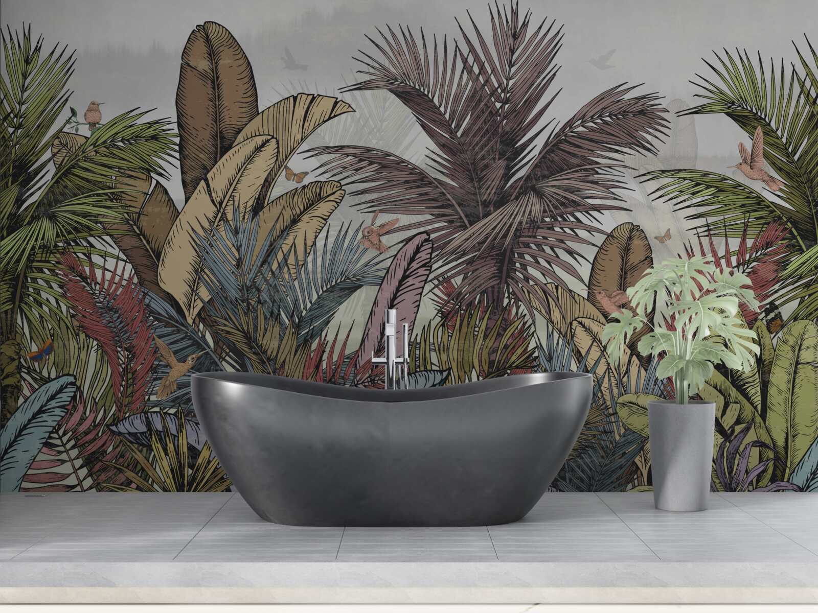 Fototapeten Exotische tropische Flora
