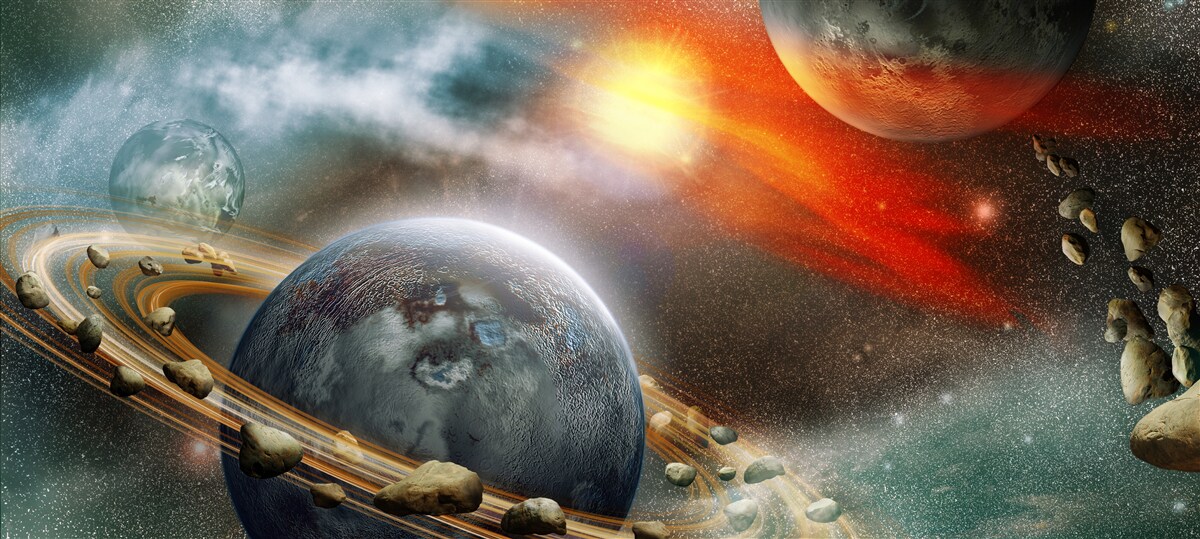 Fototapeten Faszinierendes, unerforschtes Universum