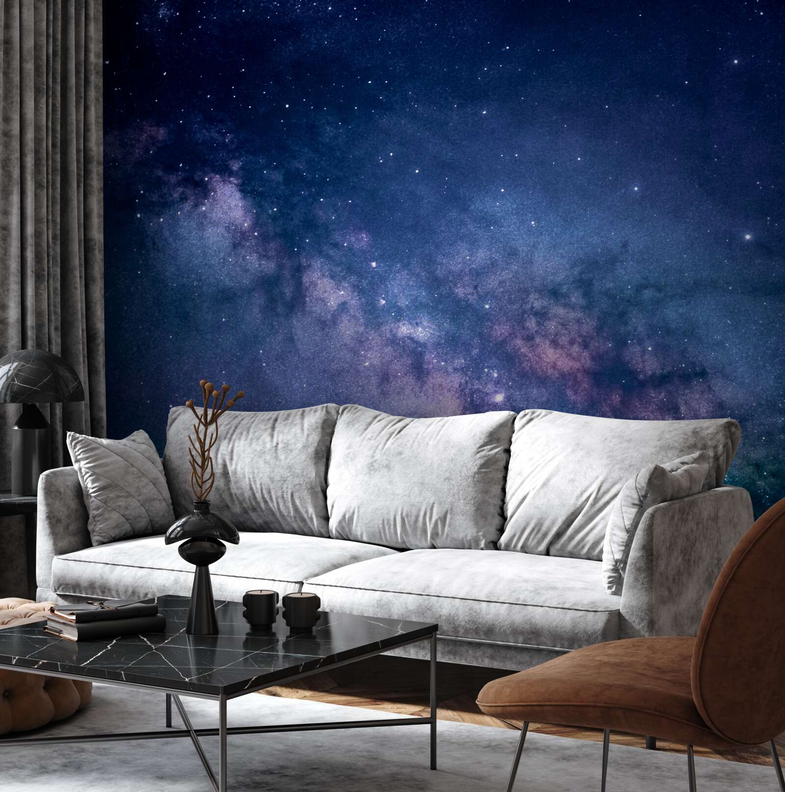 Fototapeten Himmlische Galaxienmilchweg