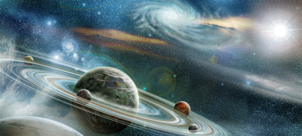 Fototapeten riesiges Universum