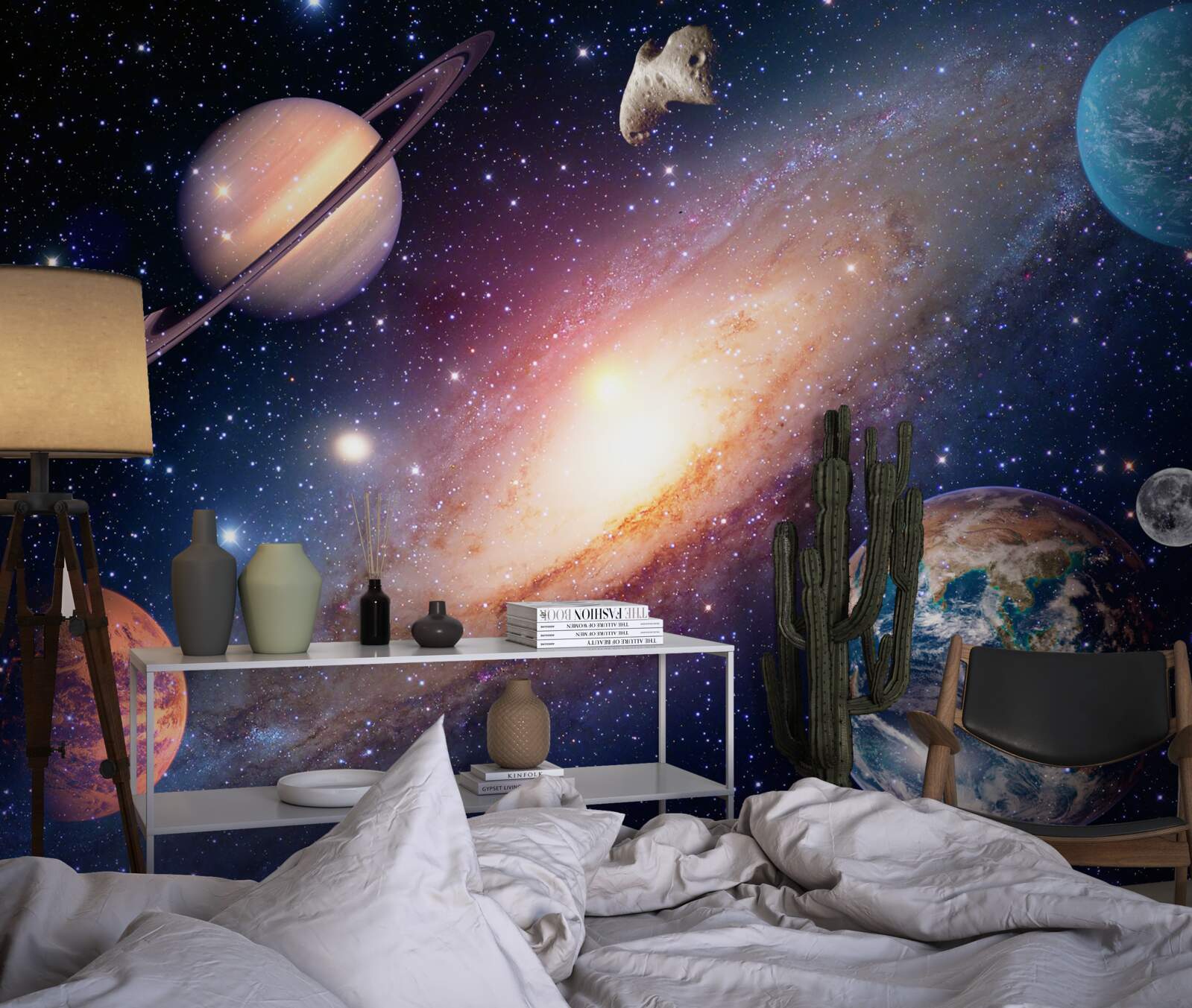 Fototapeten Planetensystem in der Galaxie