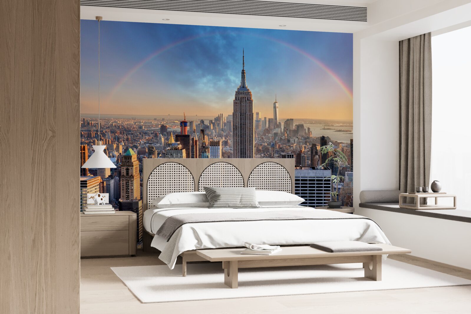 Fototapeten New York unter dem Regenbogen