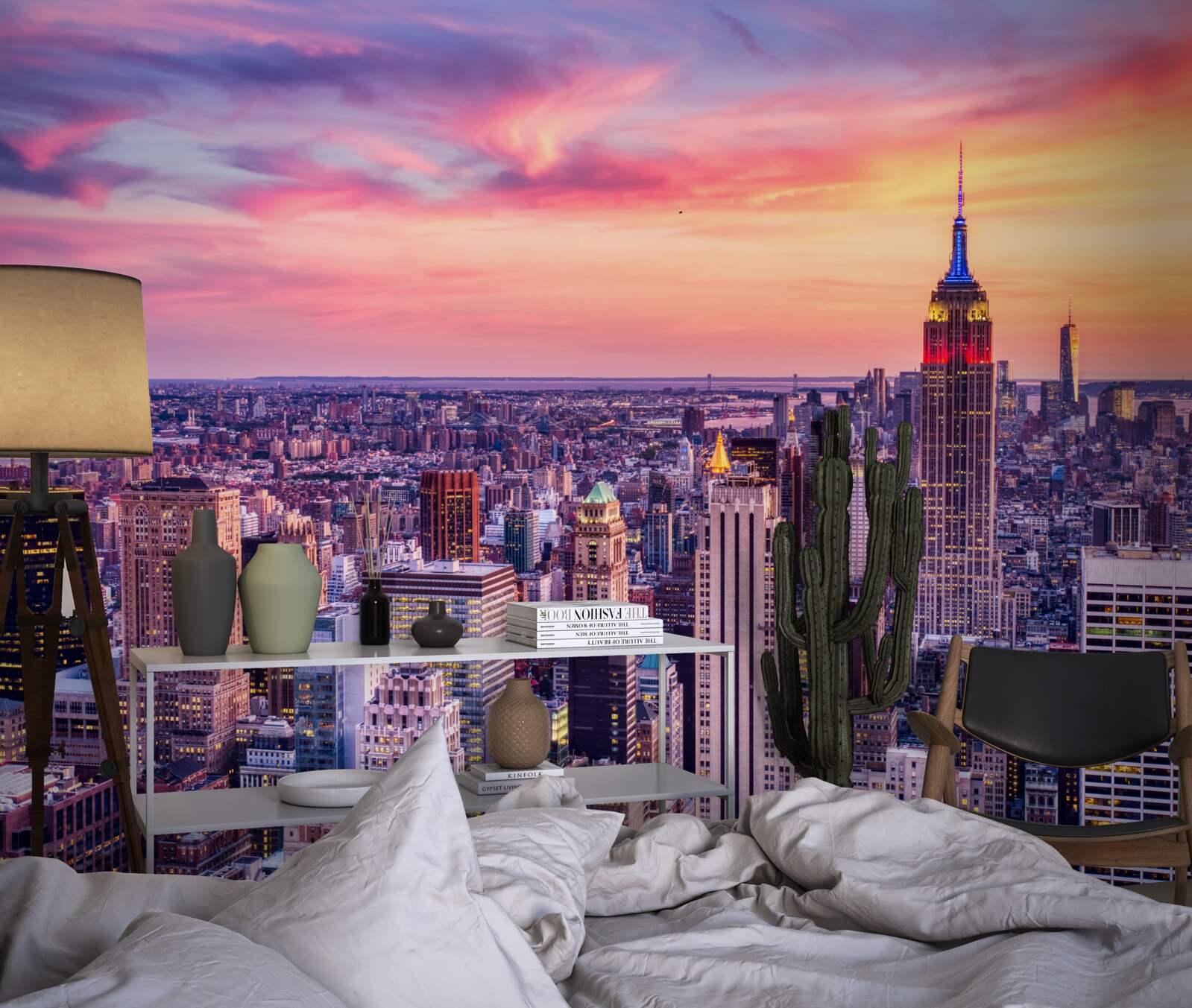 Fototapeten Sonnenaufgang in New York