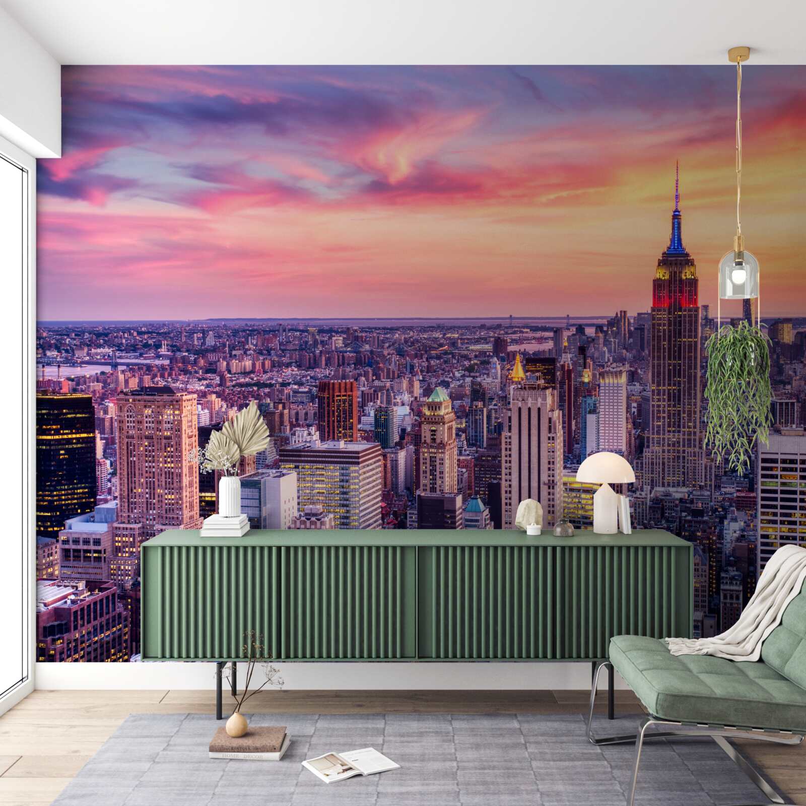 Fototapeten Sonnenaufgang in New York