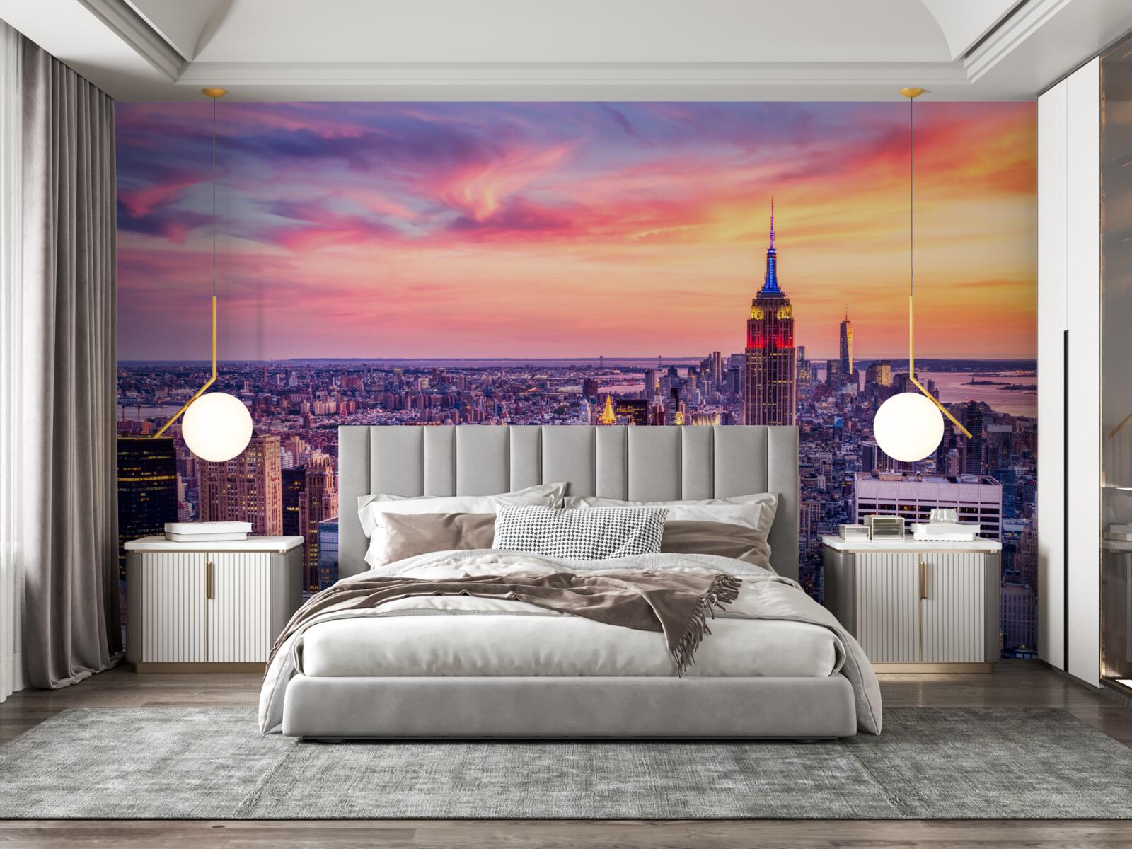 Fototapeten Sonnenaufgang in New York