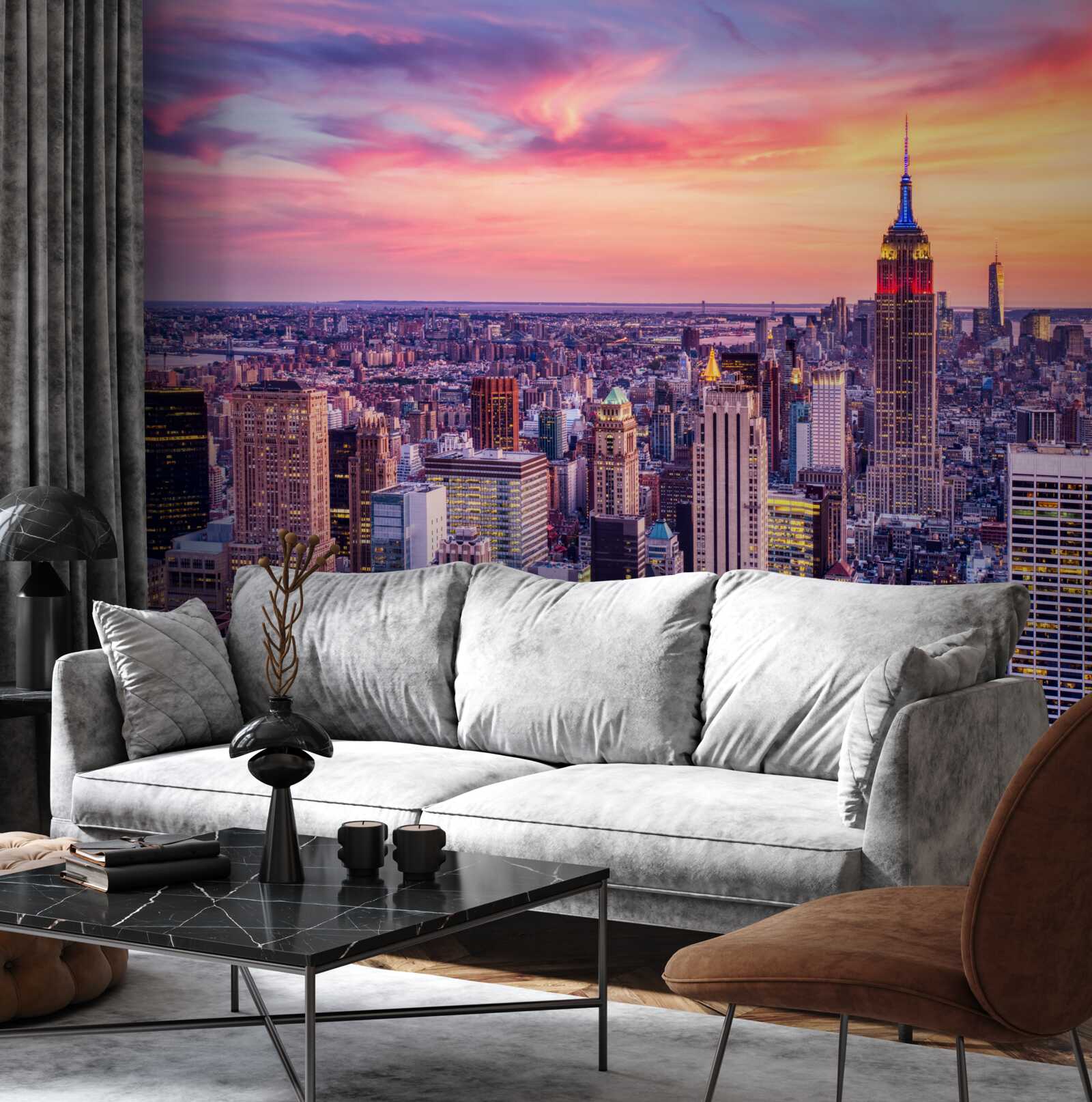Fototapeten Sonnenaufgang in New York