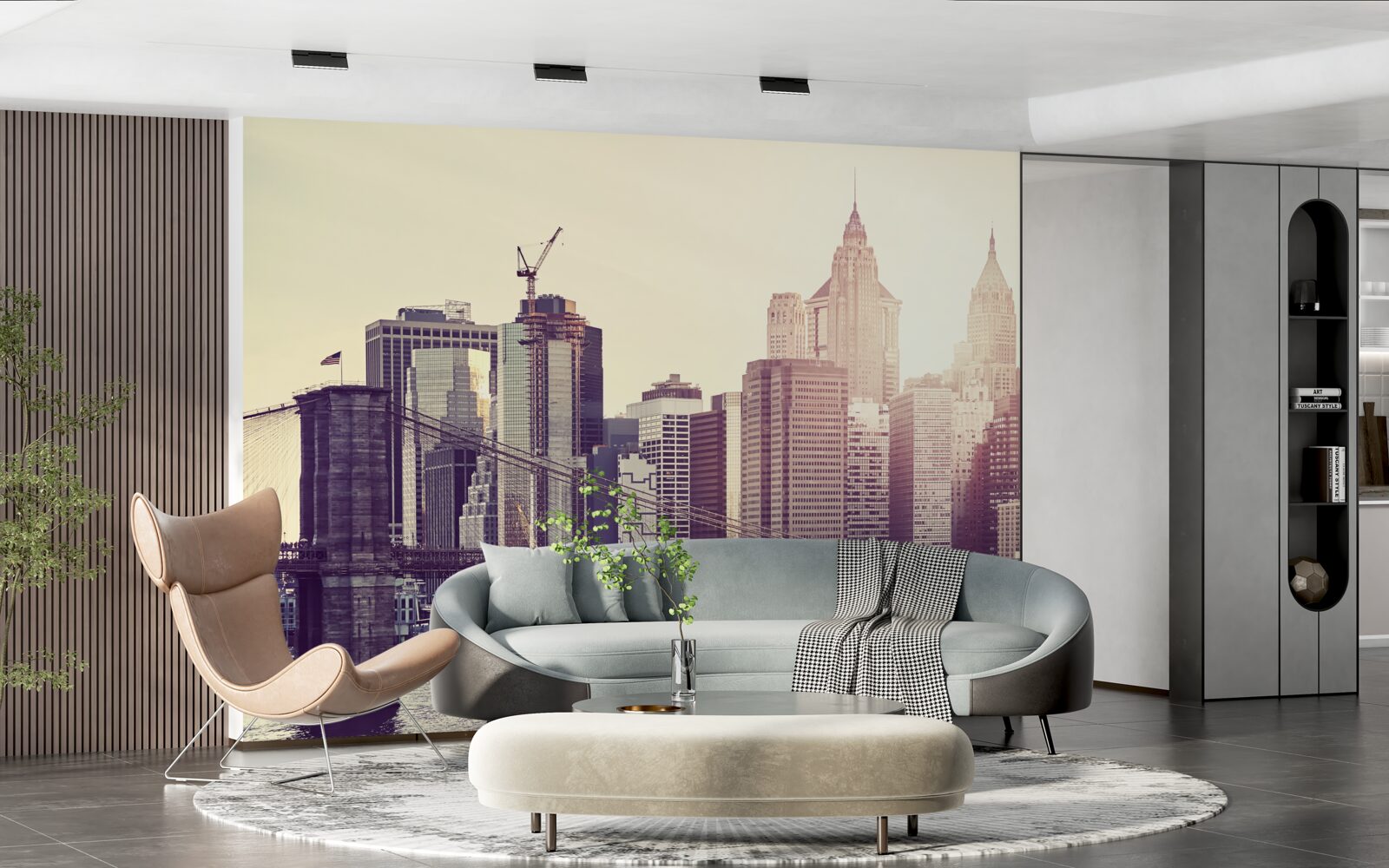 Fototapeten Highlight Panorama von Manhattan