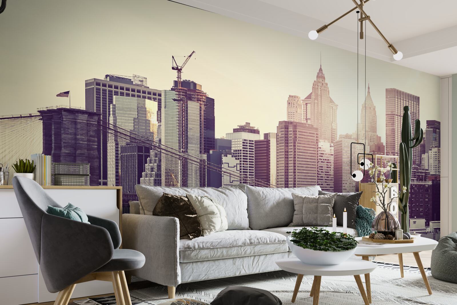 Fototapeten Highlight Panorama von Manhattan