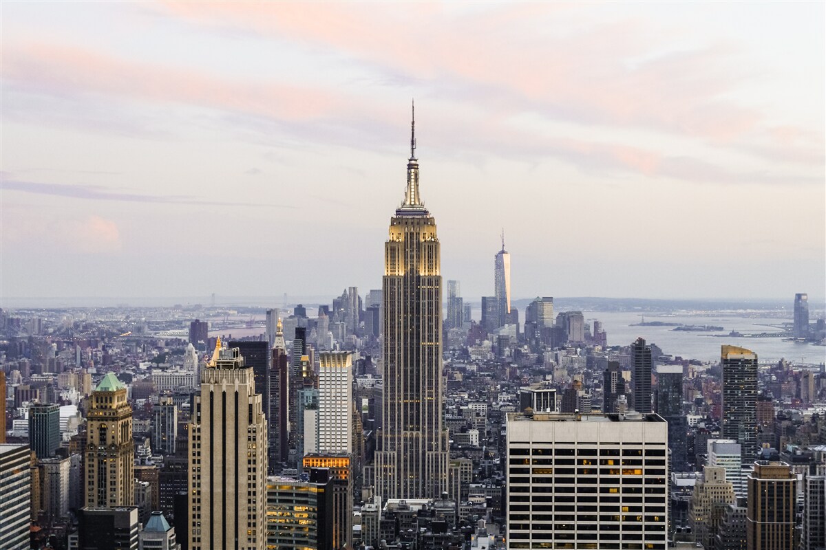 Fototapeten Empire State Building Lighting
